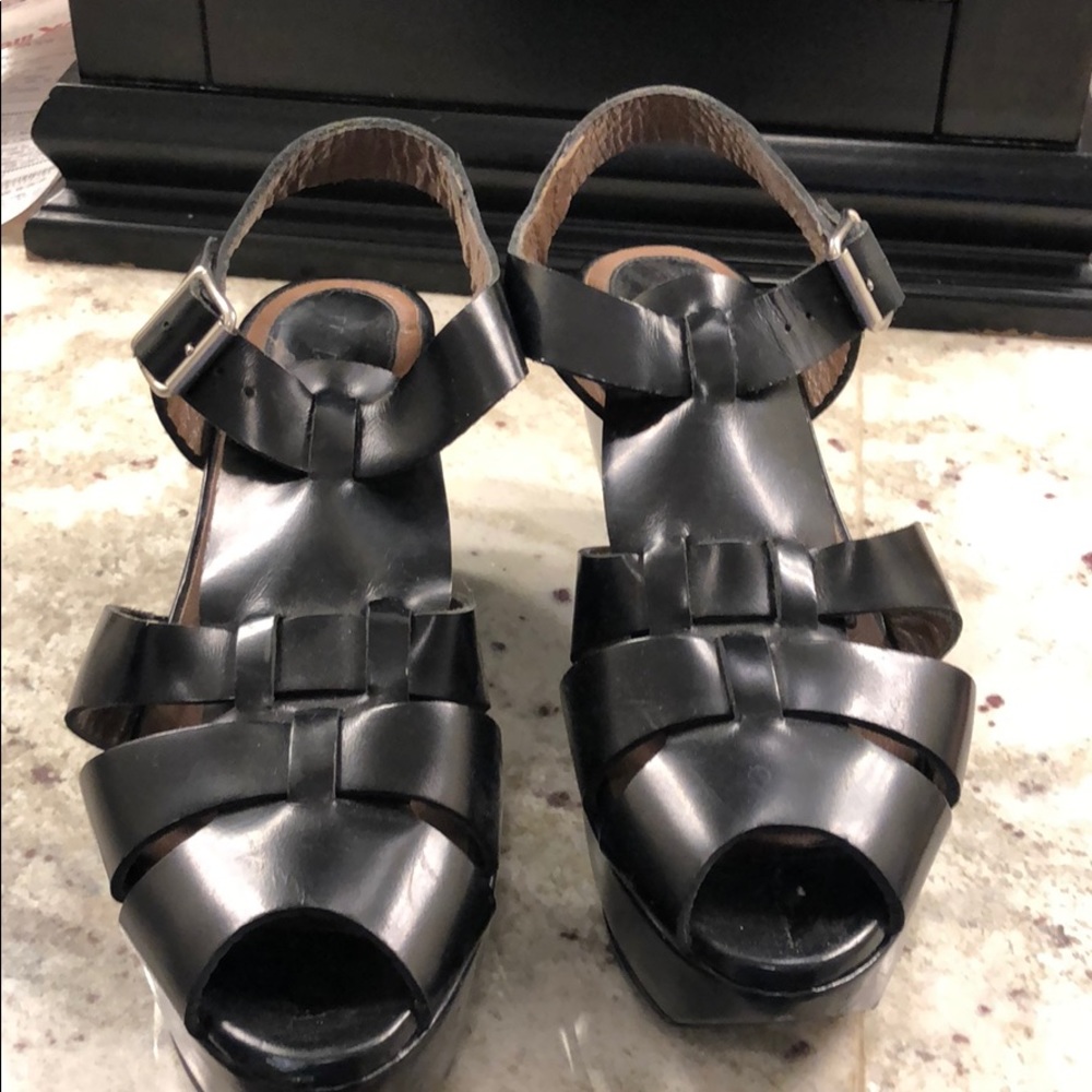 Marni platform black sandal
